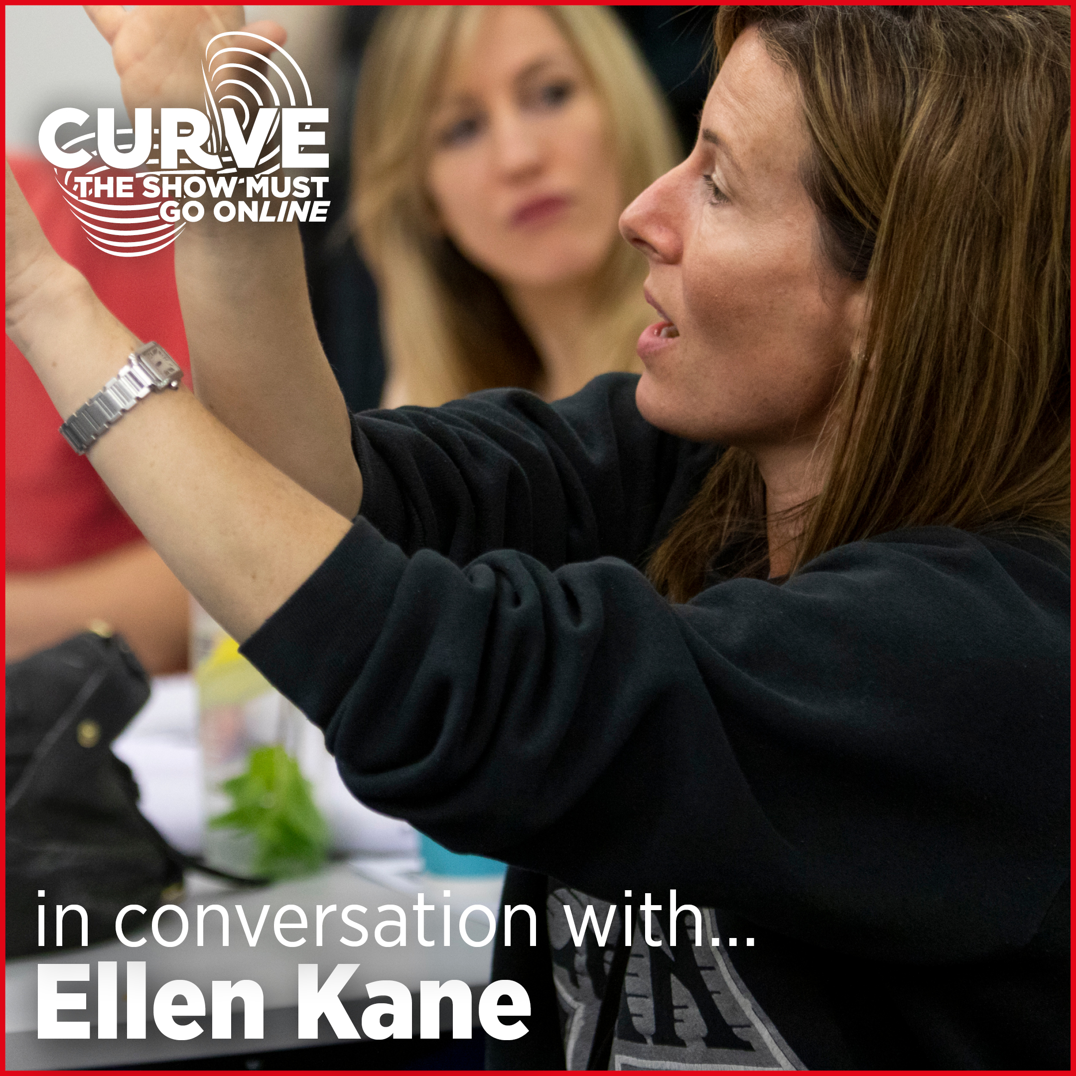 Ellen Kane directing in rehearsals.
