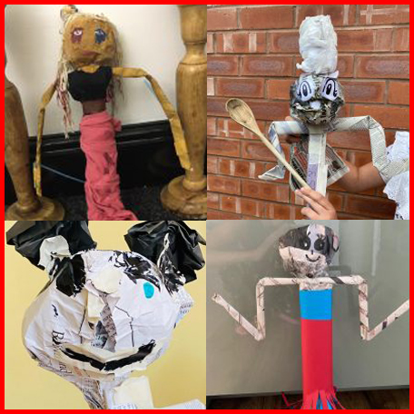 Four puppets created by Curve Young Company Kids