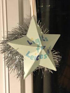 An example of a Lights for Leicester star