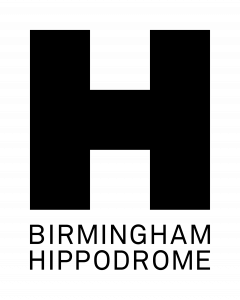 Birmingham Hippodrome H logo in black.